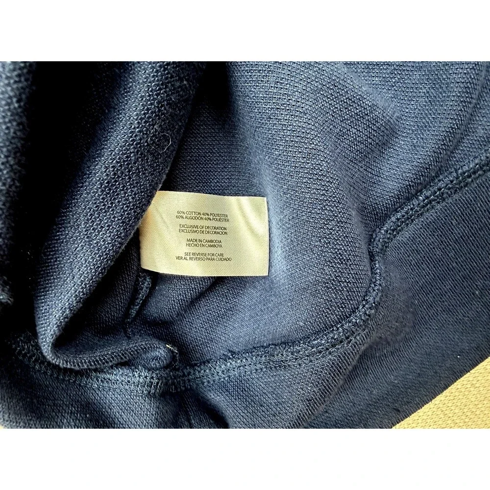 Banana Republic Navy Blue Crewneck Pullover Shirt Men's‎ XL Preppy Thermal